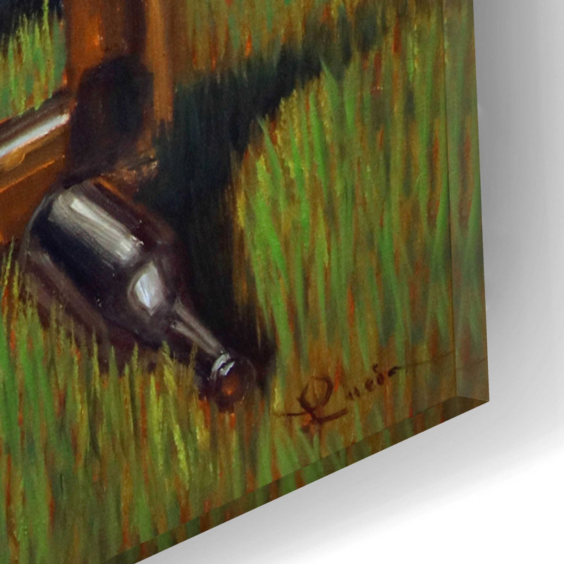 «When Humain Is Away» par Lucia Heffernan, art mural en verre acrylique, H 12 po x l 12 po x P 0,13 po