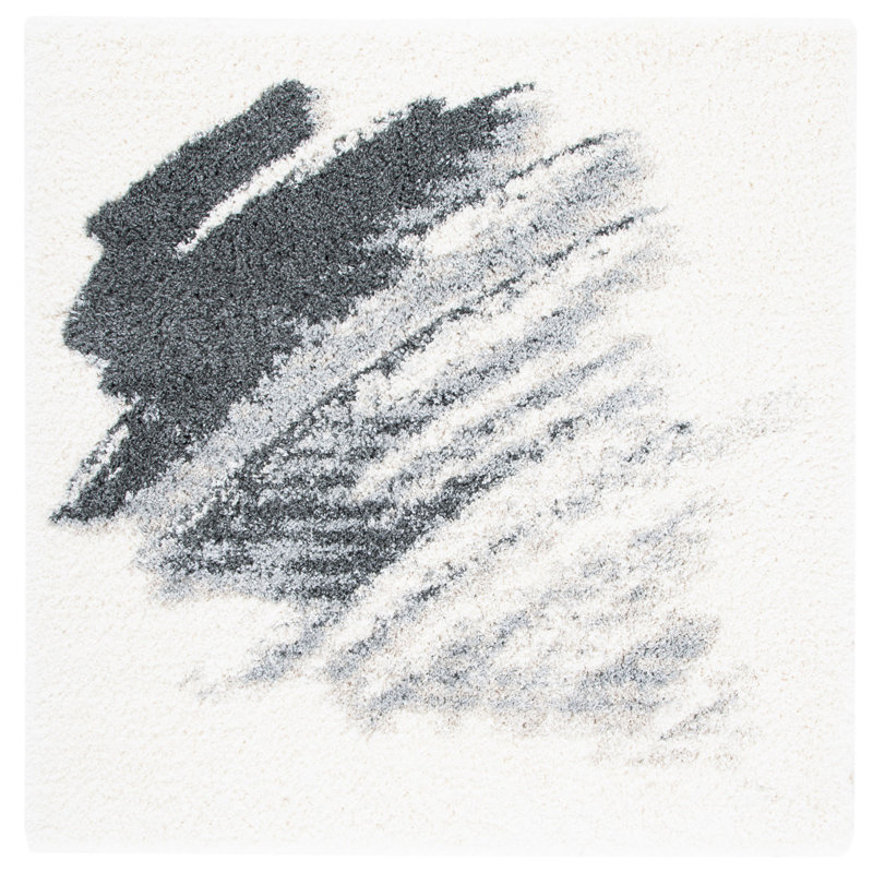 Alkaios 800 Performance Abstract Rug, Square 6'7"