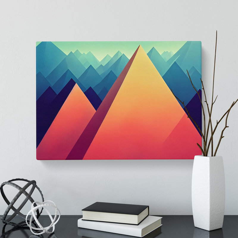 Pyramids Vol.2 - Wrapped Canvas, 50cm H x 76cm W x 3cm D