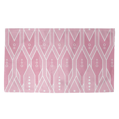 Tapis de zone mauve motif treillis Mcguigan