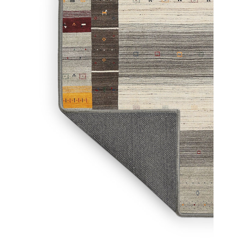 Tapis gris / olive Pilottown, Rectangle 7 pi x 10 pi