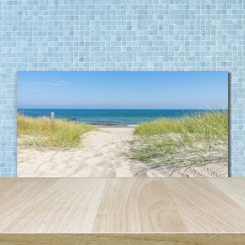 50cm W x 100cm L Glass Peel and Stick Panel