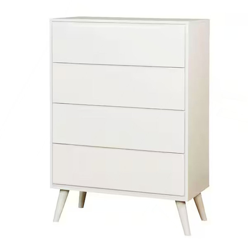 Commode et commode 1 pièce modernes de style Mid-Century, Blanc