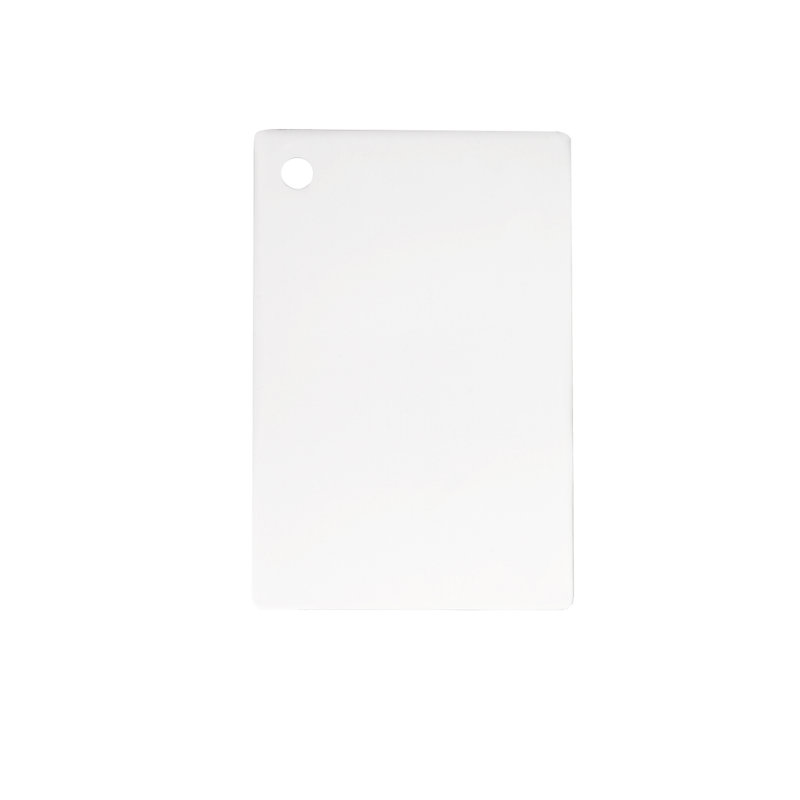 Elegant Kitchen and Bath Metal Finish Sample in White