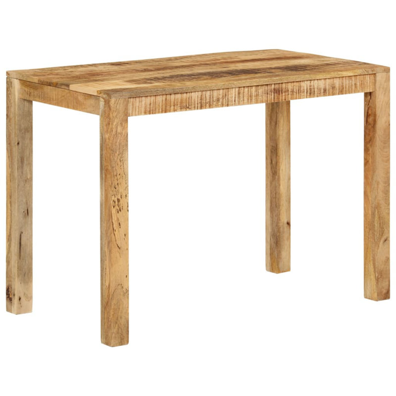 Madyson Solid Wood Dining Table, 110 H x 76 L x 55 W cm, Brown Solid Reclaimed