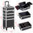Abrams Professional Makeup Train Case 4 in 1 Rolling  Makeup Case-766324474