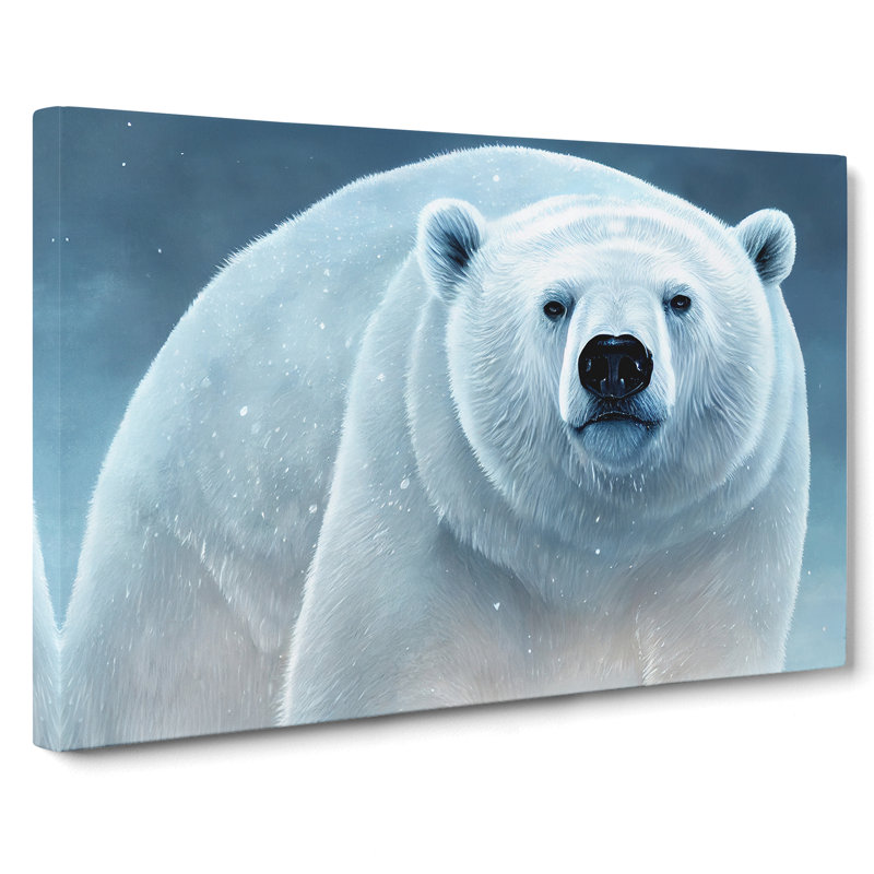 Marvellous Polar Bear - Wrapped Canvas