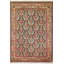 Tapis oriental ivoire / rose en laine noué à la main 9 pi 4 po x 12 pi 6 po Roca