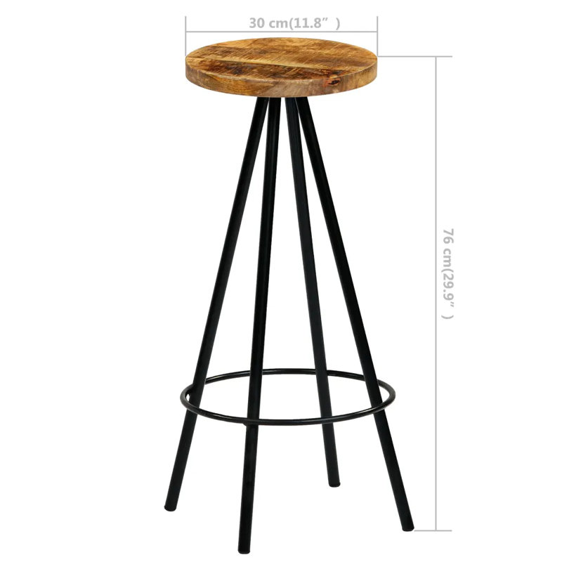 Napier Counter Stool with Metal Frame