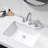 Widespread Bathroom Faucet with Drain Assembly-86862887