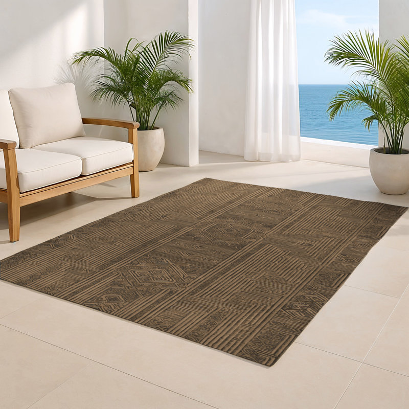 Tapis intérieur et extérieur ArtDeco, Rectangulaire 2 pi x 3 pi