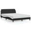 Base de lit vidaXL Dover noir et blanc 137 x 190 cm-1107704796-1107704787