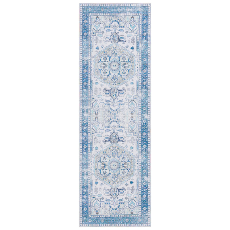 Maleek Performance Machine Washable Oriental Rug, Runner 2'6" x 8'