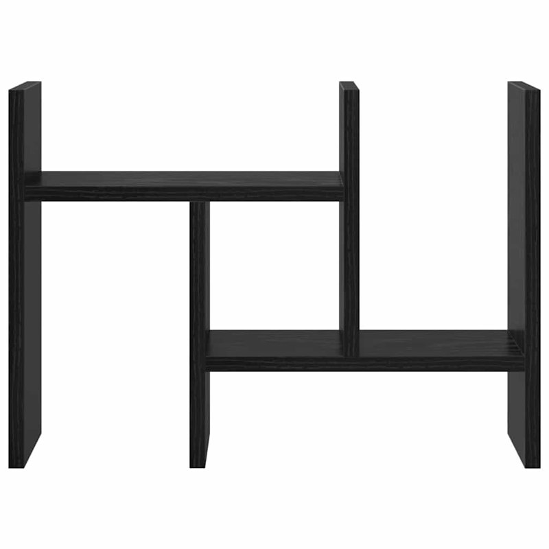 Rangement de bureau en chêne noir 13,6 x 6,1 x 14,0 po, Chêne noir