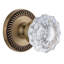 Grandeur Newport Rosette Single Dummy with Versailles Crystal Door Knob-408454850