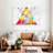 Abstract Geometric Triangular Pattern Colors Multi Piece Canvas Print On Canvas 3 Pieces by Jonathan A. Set-93062550