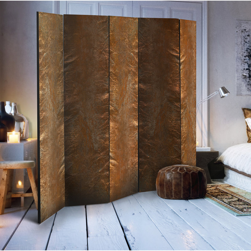 Finley 172cm H Solid Wood Folding Room Divider, 5