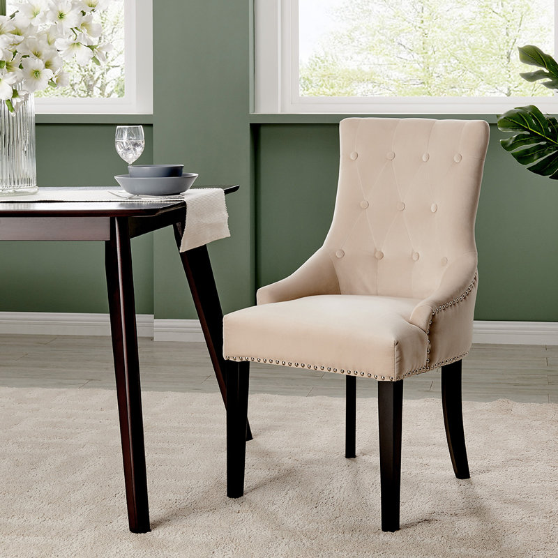 Mcintosh Tufted Velvet Upholstered Side Chair