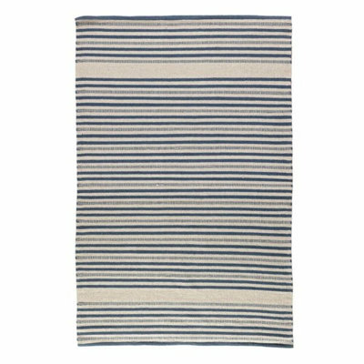 Bellevue Striped Cotton Hand Woven 140cm X 200cm Area Rug