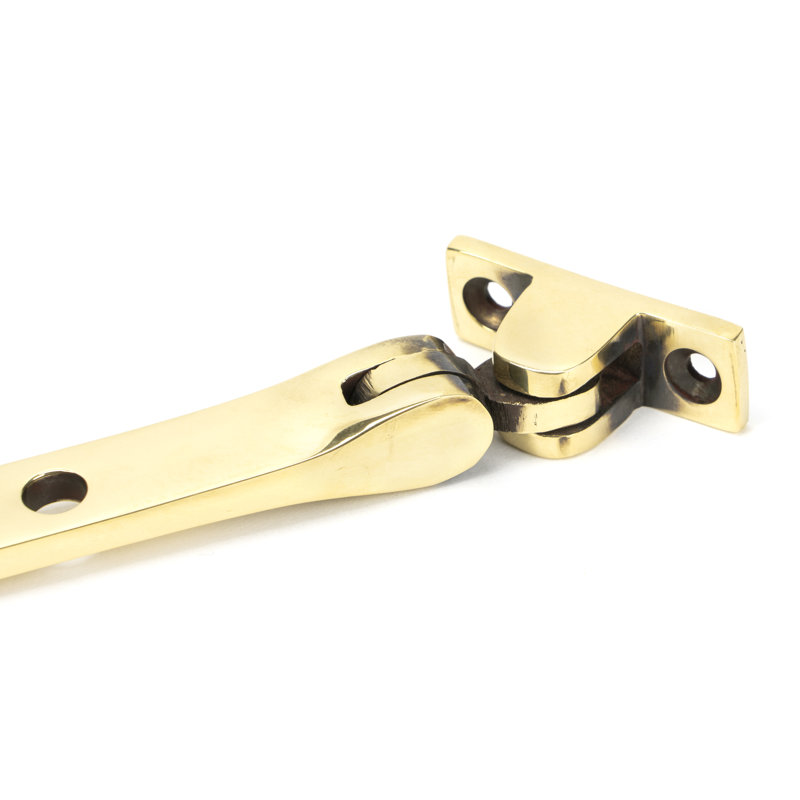 Hammered Newbury Stay Door Accessory, Aged Brass