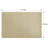 4-Pack Solid Linen Rectangular Placemats-2088139349