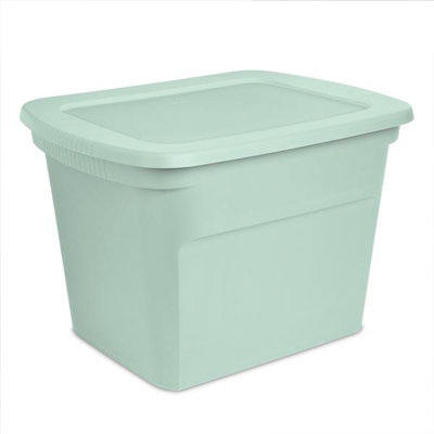 Sterilite Plastic Stackable Storage Tote Container Bin