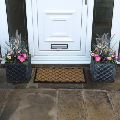 Geometric Outdoor Doormat