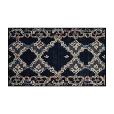 Machine Washable Gray Area Rug
