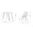 Hamon 5 Pieces 4-Person Dining Set