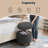 Storage Ottoman With Padded Seat, Modern Cotton-Linen Footrest, Round Stool For Living Room Bedroom-2106313420