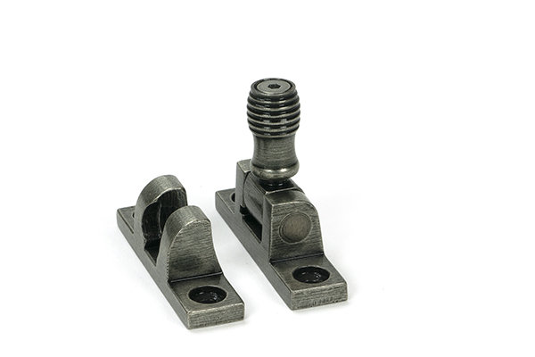Beehive Brighton Fastener - Narrow (Square), Pewter Patina