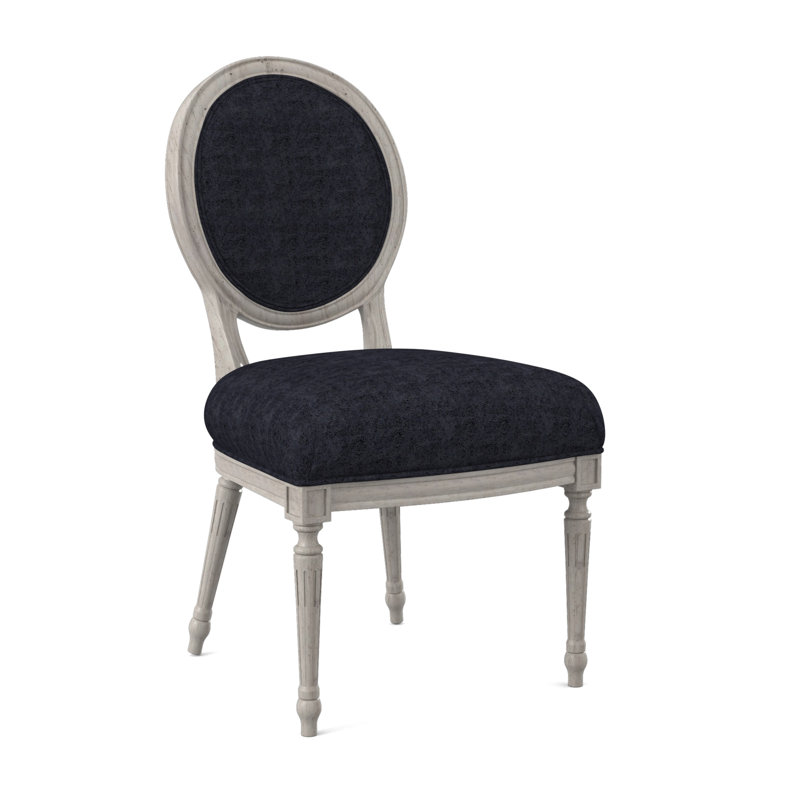 Chaise d'appoint Dauphin, Bisque, Marine de Venise