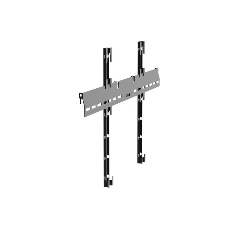 Support mural noir fixe pour écrans de plus de 50 po pouvant supporter jusqu'à 143 lb