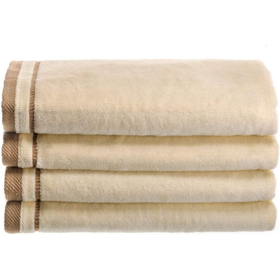 Ensemble de serviettes 4 pièces 100% coton