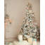 Arbre de Noël épinette givré pré-éclairé-92153616