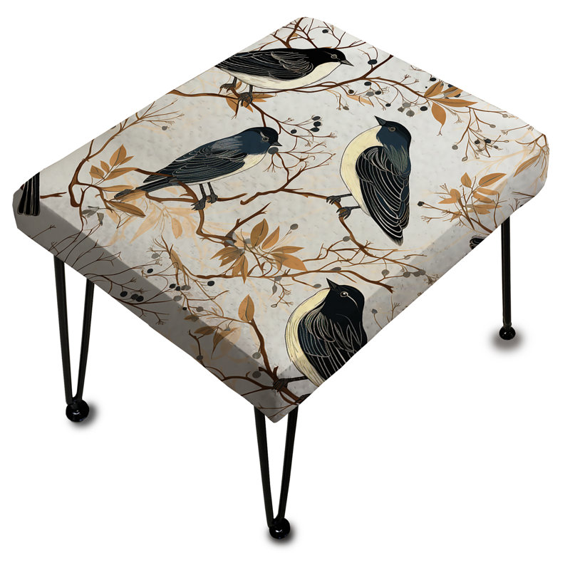 Repose-pieds oiseau tapisserie Symphony