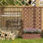 Raised Garden Bed With Trellis Lattice, Wood Planter Box With Self Draining Gap, Freestanding Trellis Planter For Climbing Plants, Vines, Flowers, 29.5" X 13.25" X 53.25"
