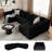 Boneless 128" U-Shaped Modular Sofa-1896648960-1903517761