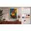 Macaw in Bloom Tropical - Wrapped Canvas-1714325121-1714325126