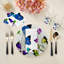 Butterflies Vegan Leather Round Pebble Placemat-1585443765