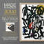 Graffiti Pop I - impression encadrée de qualité supérieure - prête à être accrochée - aucun clou requis - aucun clou requis-149821430-149821419