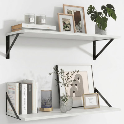 12.7cm H x 60.93cm W Bookcase