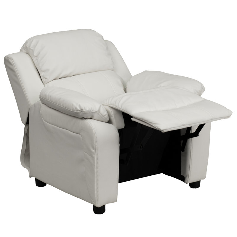 Fauteuil inclinable Degeorge Deluxe, Vinyle blanc