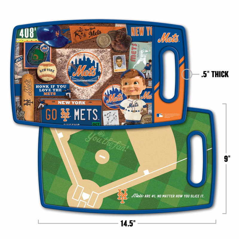 MLB Retro Series Cutting Board, New York Mets