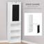 Armoire de bureau murale pliable avec tableau noir et tablette latérale HOMcom-1166717274