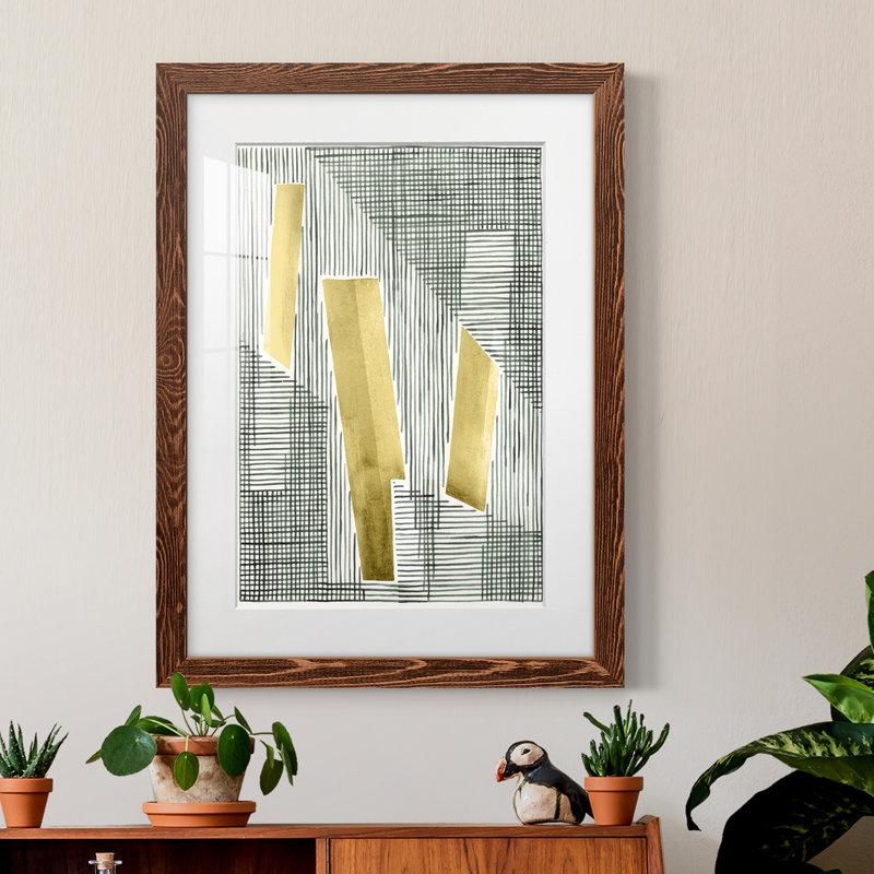 " Shadow Screen II ", 24" H x 20" W x 1" D, Maple Framed