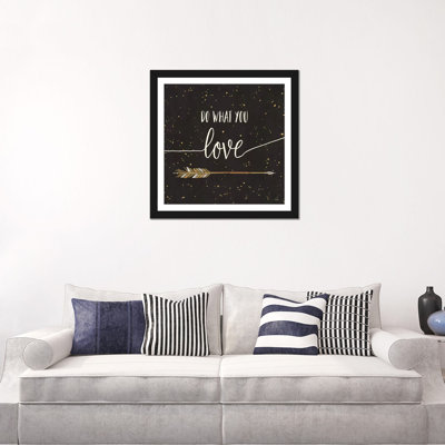 « follow your my rêves i », art textuel sur toile tendue