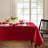 Brosh Solid Texture Water and Stain Resistant Polyester Rectangle Tablecloth-937881997-924363430