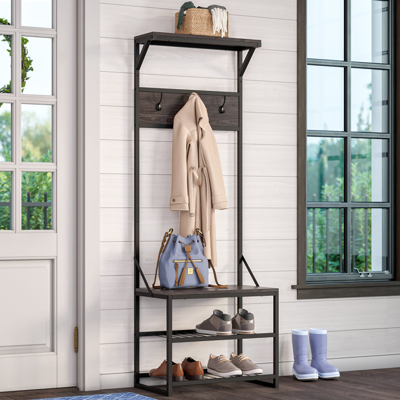 Armoire de rangement RiverRidge Afton Hall avec rangement pour chaussures et crochets