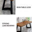 Bureau en bois massif avec plateau Drenna-229912830